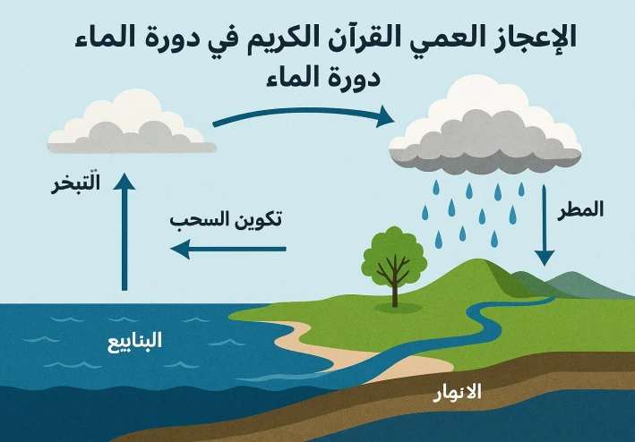 الإعجاز العلمى فى القرآن الكريم فى(دورة الماء)