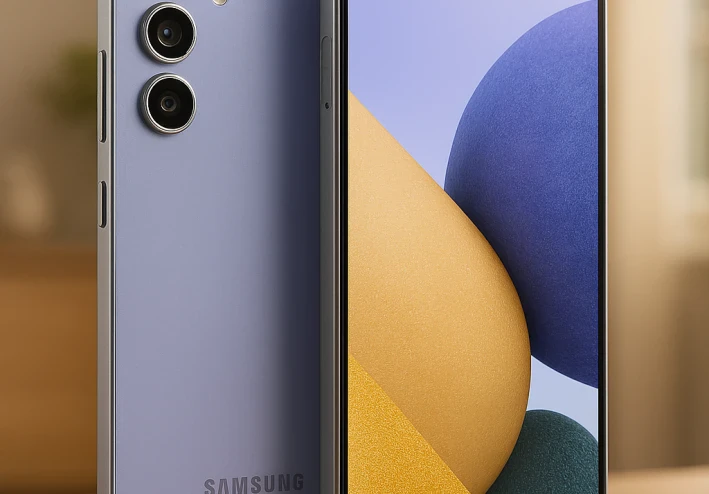 "Samsung Galaxy A55.. موبايل الفئة المتوسطة اللي بيحاول ياخد مكان الفلاجشيب!"