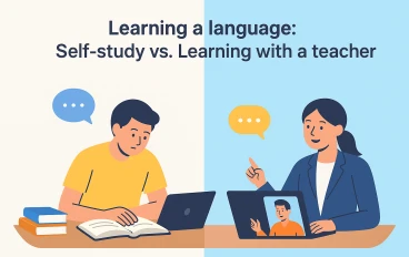 الفرق بين تعلم اللغة ذاتيًا والتعلم مع معلم: أيهما أنسب لك؟