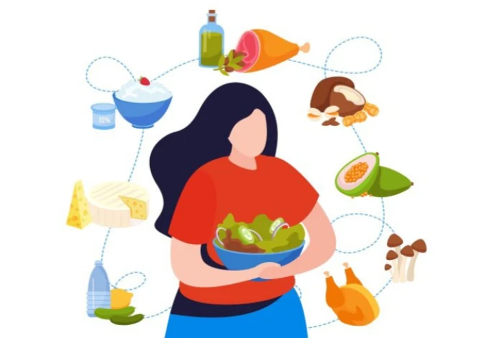 نومك ، نفسيتك ومزاجك له علاقة وثيقة مع نوعية أكلك 🥗 التغذية وعلاقتها بالهرمونات والمزاج ♥️