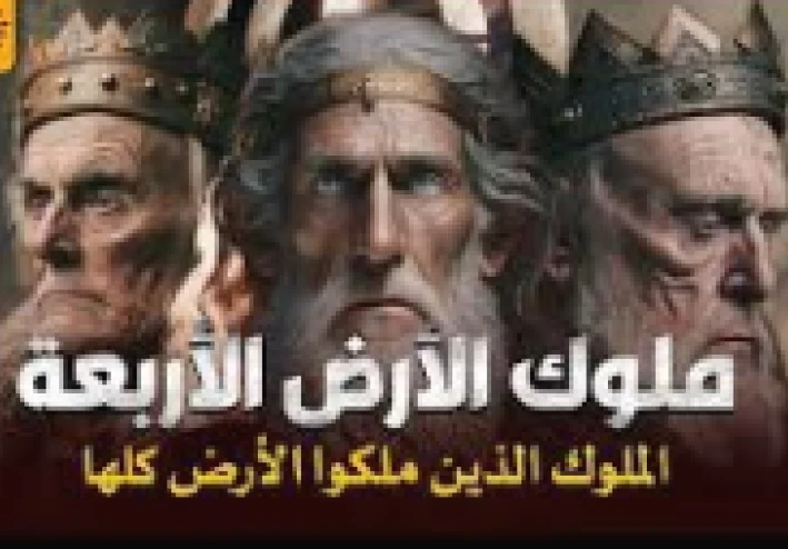 الملوك الأربعة الذين حكموا الأرض  من مشرقها الى مغربها