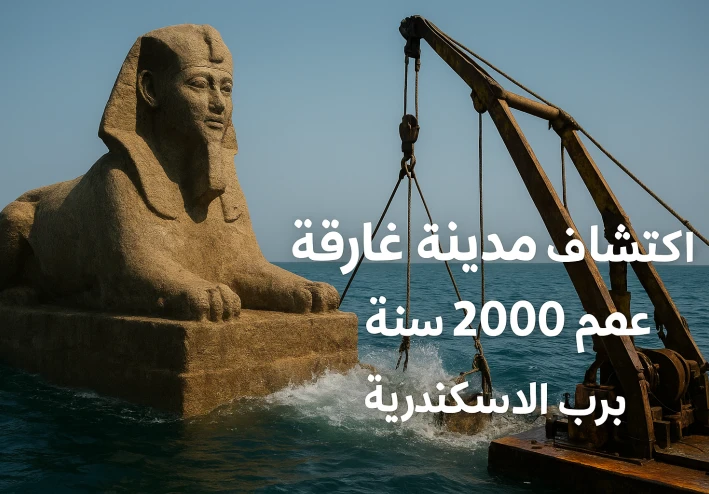 اكتشاف مدينة غارقة عمرها أكثر من 2000 عام قرب الإسكندرية يثير دهشة العالم