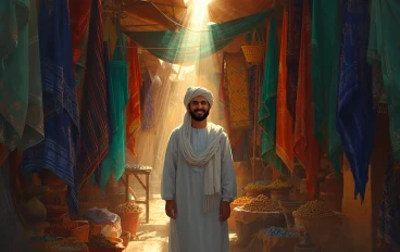 التاجر الأمين والكنز المخبوء