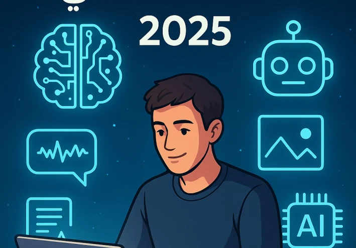 أحدث تقنيات الذكاء الاصطناعي 2025: دليل شامل من المبتدئ للاحتراف مع أمثلة واقعية