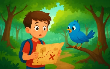 مغامرة سامر في الغابة السحرية