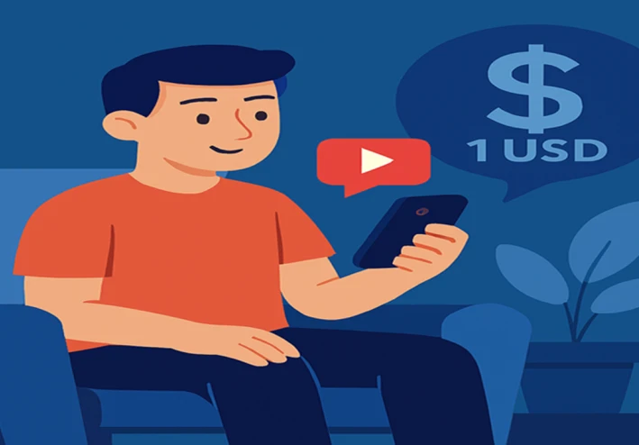 أفضل تطبيق أمريكي يعطيك 1 دولار على مشاهدة الفيديو 2025