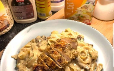 🍝 المكرونة الوايت صوص.. أكلة سريعة ولذيذة.