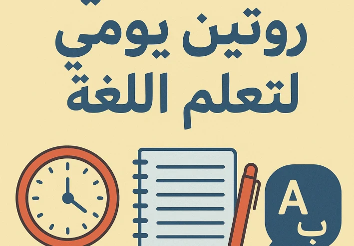 كيف تبني روتين يومي لتعلم اللغة