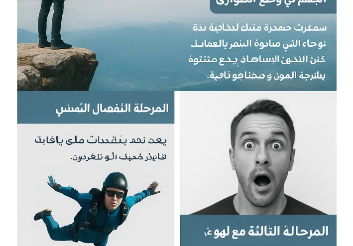 بين الخوف والنشوة… هكذا يعيش الإنسان لحظة السقوط