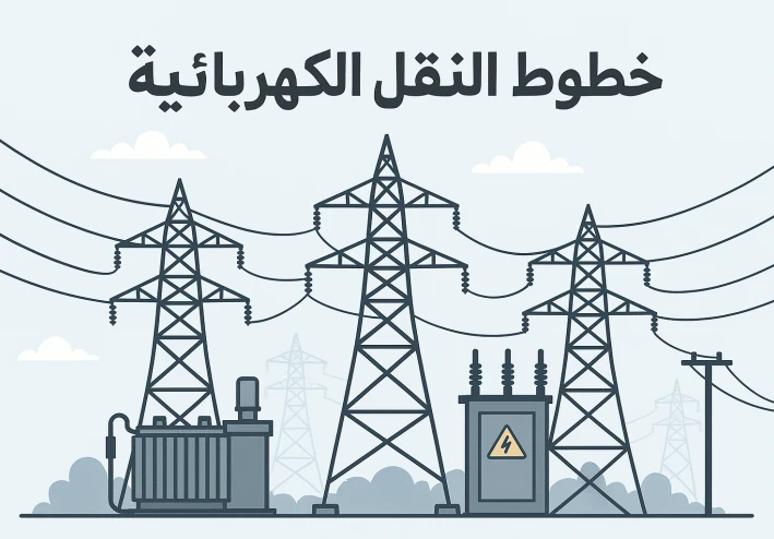 خطوط النقل الكهربية