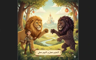 الأسد الحارس والفارس الشجاع القصه الجميلة