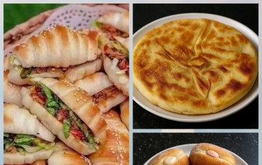  وصفات  بومبوليني 🧡  و فطير الطاسة الدايب  و كرواسون 
