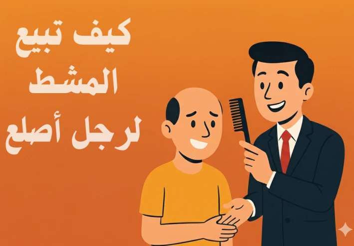 كيف تبيع مشطًا لرجل أصلع؟ : الطريقة الصحيحة  للتسويق و المبيعات