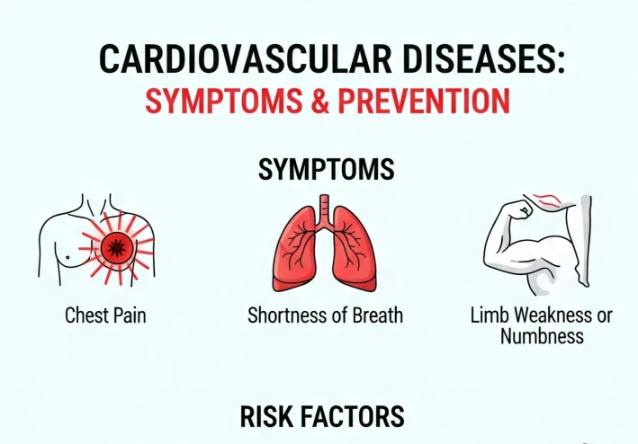  أمراض القلب والشرايين — الأعراض وطرق الوقاية بالأرقام والدلائل العلمية