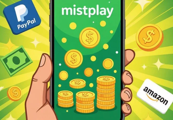 طرق ربح المال الفوري من منصة Mistplay | ٥ - ١٠ دولارات ف الساعة 🤯🤑🤑