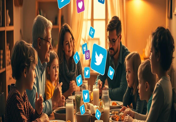 دور الأسرة فى تربية الاطفال ورعايتهم فى ظل تحديات السوشيال ميديا