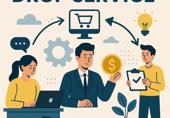 الربح من مجال Drop Service: الدليل الشامل لبناء مشروع ناجح بدون تنفيذ الخدمة بنفسك