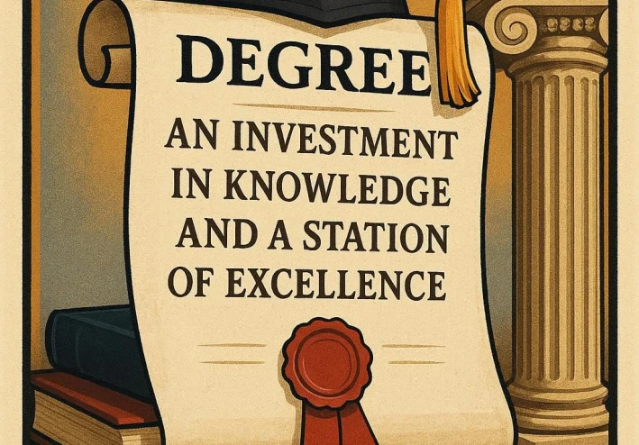 الدرجة العلمية: استثمار في المعرفة ومحطة للتميز