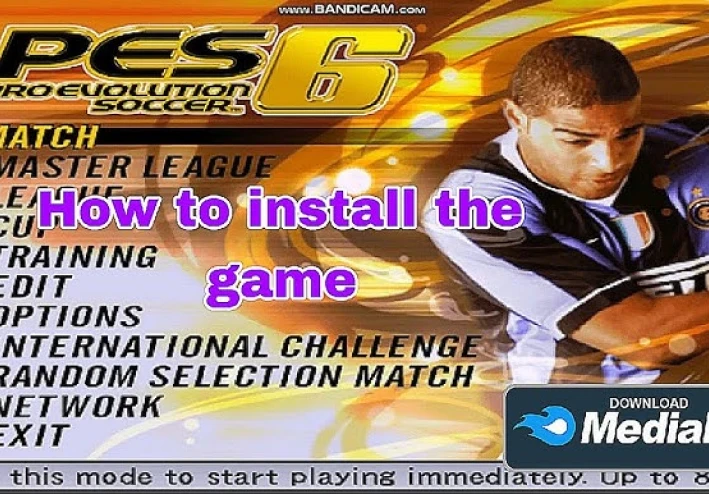 تحميل لعبة بيس 6 PES الأصلية للكمبيوتر من ميديا فاير