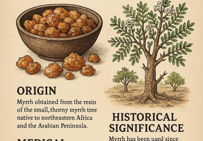 صمغ المر (Myrrh): الراتنج الثمين... استكشاف مصدره وأهميته التاريخية والطبية