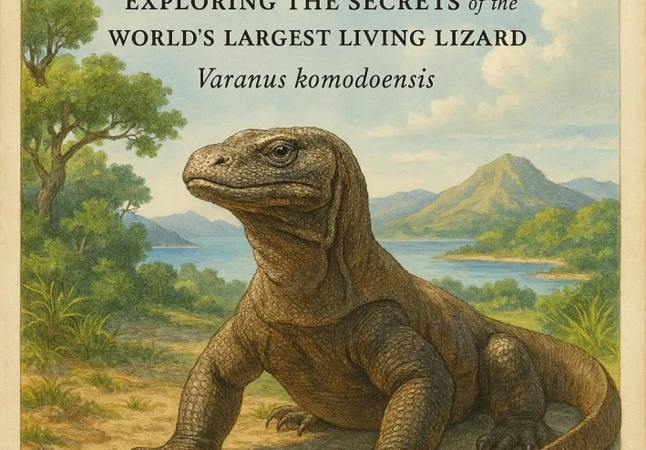 ملك جزر سوندا: استكشاف أسرار أكبر سحلية حية في العالم (Varanus komodoensis).