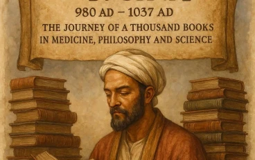 ابن سينا (980م - 1037م): رحلة الألف كتاب في الطب والفلسفة والعلوم.