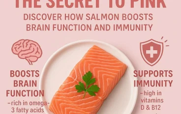 السر في اللون الوردي: اكتشف كيف يعزز سمك السلمون وظائف الدماغ والمناعة