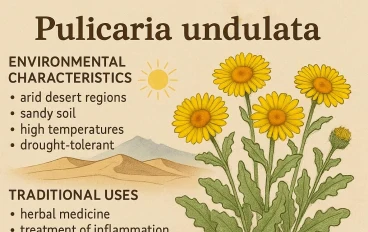 الجثجاث (Pulicaria undulata): الخصائص البيئية، الاستخدامات التقليدية، ودوره في استدامة الغطاء النباتي الصحراوي