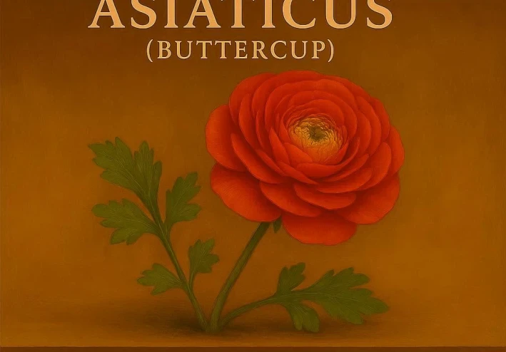 Ranunculus asiaticus (الحوذان): الجمال الزهري القاتل؛ دراسة للمركبات السامة والجهود التجميلية