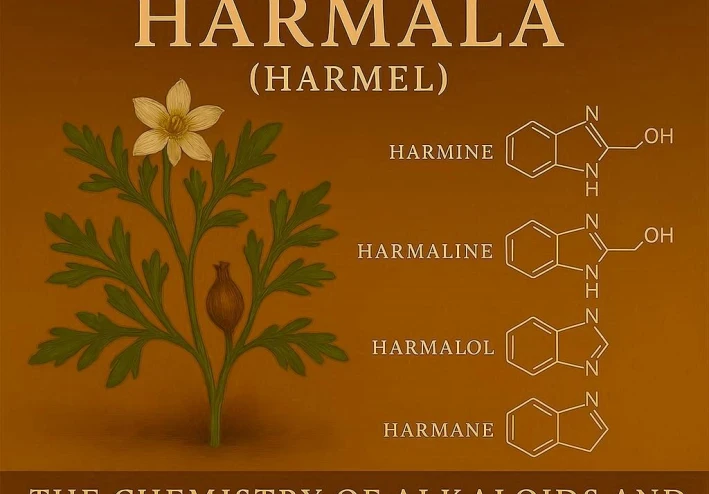 Peganum harmala (الحرمل): كيمياء القلويدات ودورها التاريخي والحديث كمثبط لأُكسيداز أحادي الأمين (MAOI).