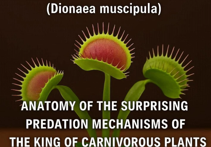 نبات الذُّبَاح (Venus flytrap): تشريح آليات الافتراس المدهشة لملك النباتات آكلة اللحوم