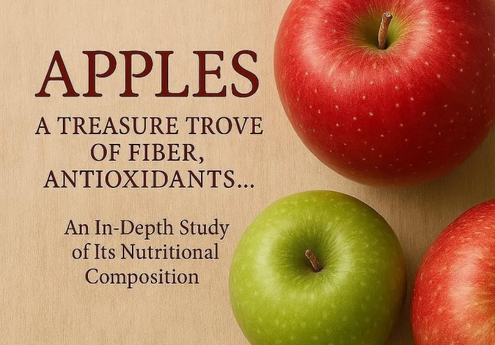 التفاح: كنز الألياف ومضادات الأكسدة... دراسة معمقة لتركيبته الغذائية