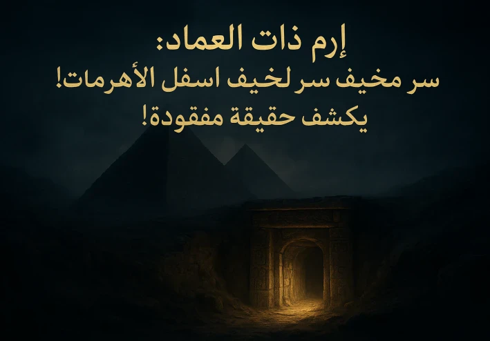 إرم ذات العماد: سر مخيف أسفل الأهرامات يكشف حقيقة مفقودة!
