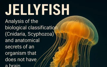 قنديل البحر: تحليل التصنيف البيولوجي (Cnidaria, Scyphozoa) والأسرار التشريحية لكائن لا يمتلك دماغًا.