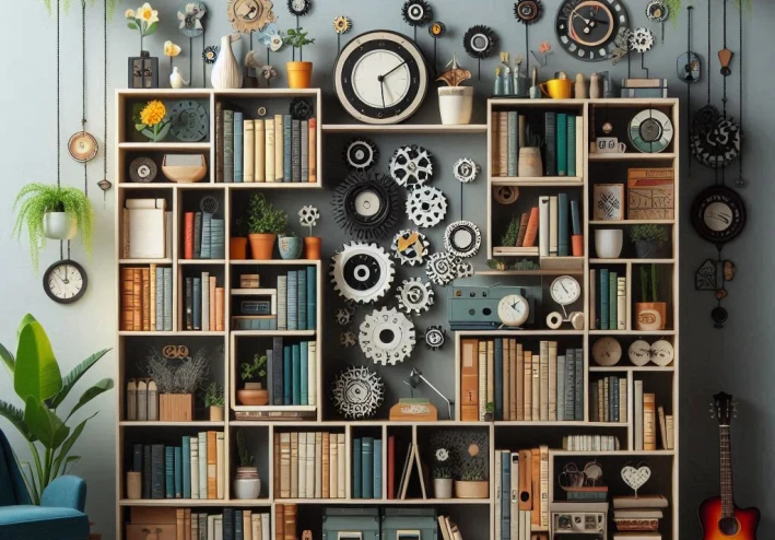 الترتيب المنهجي للكتب: مفتاحك لبيئة منزلية أكثر هدوءًا وإنتاجية