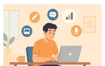 أسهل 10 مجالات العمل الحر 2025 بدون خبرة (تناسب الجميع)