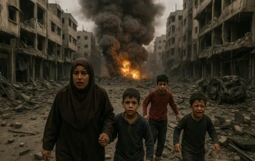 "حين يتكلم الصمت.... غزة تحكي" 
