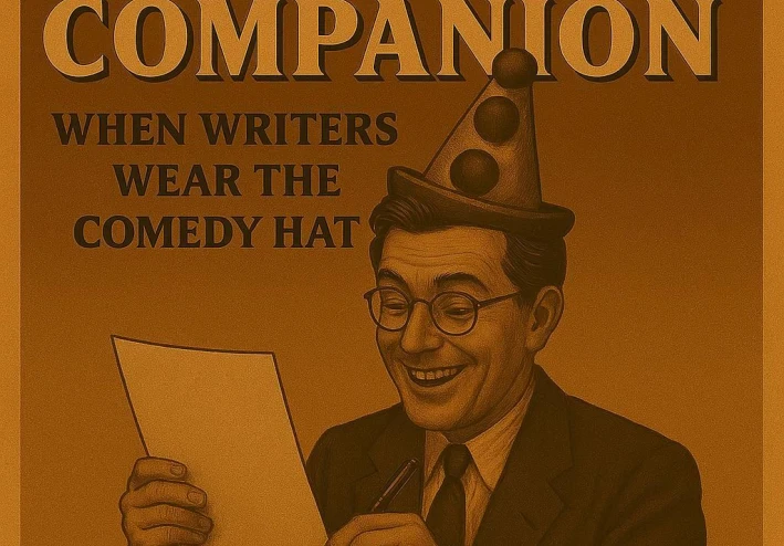 رفيق الضحك: حينما يرتدي الكتاب قبعة الكوميديا