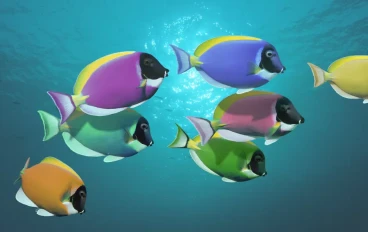 أسماك الزينة وسمكة تانج Tang و Surgeonfish