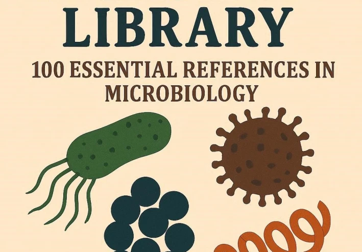 المكتبة الميكروبية: 100 مرجع أساسي في علم الأحياء الدقيقة (Microbiology)