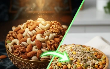 بدائل المكسرات الرخيصة: كيف تحصل على كل الفوائد بأقل من ربع الثمن؟
