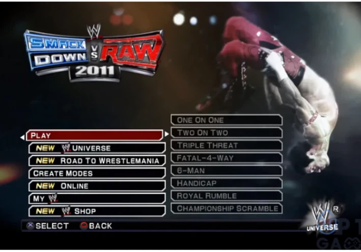 تحميل لعبة WWE SmackDown vs Raw 2011 للكمبيوتر من ميديا فاير مجانًا