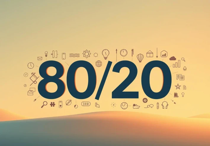 كيف تنجز أكثر في وقت أقل باستخدام مبدأ 80/20 (قاعدة باريتو لزيادة الإنتاجية وتحقيق النجاح)