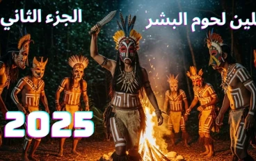 قبيله النمر تحتفل بوجبتها الجديده من البشر ولكن   حدث شئ غير عادي