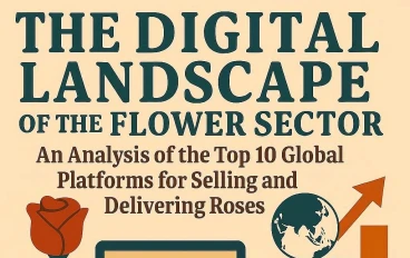 المشهد الرقمي لقطاع الزهور: تحليل لأهم 10 منصات عالمية لبيع وتوصيل الورود