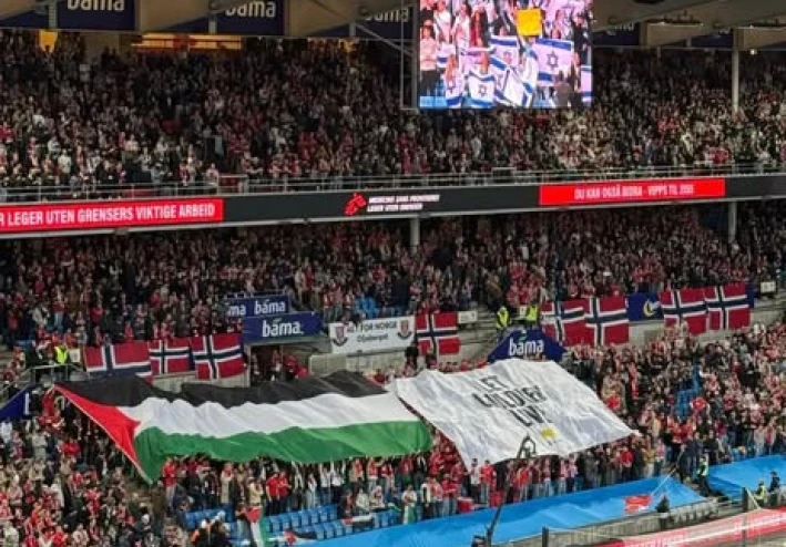 مباراة النرويج وإسرائيل (تتحول إلى مظاهرة عالمية لدعم فلسطين في تصفيات كأس العالم 2026)