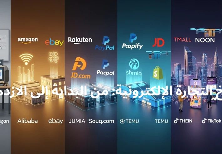 تاريخ التجارة الإلكترونية: من البداية إلى الازدهار
