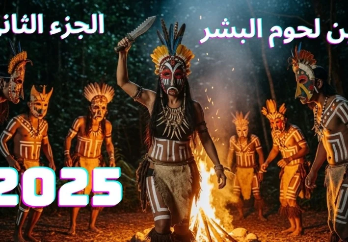 قبيله النمر تحتفل بوجبتها الجديده من البشر ولكن   حدث شئ غير عادي