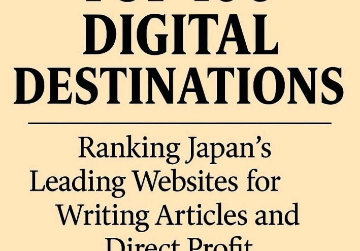 أبرز 100 وجهة رقمية: تصنيف المواقع اليابانية الرائدة لكتابة المقالات وتحقيق الأرباح المباشرة