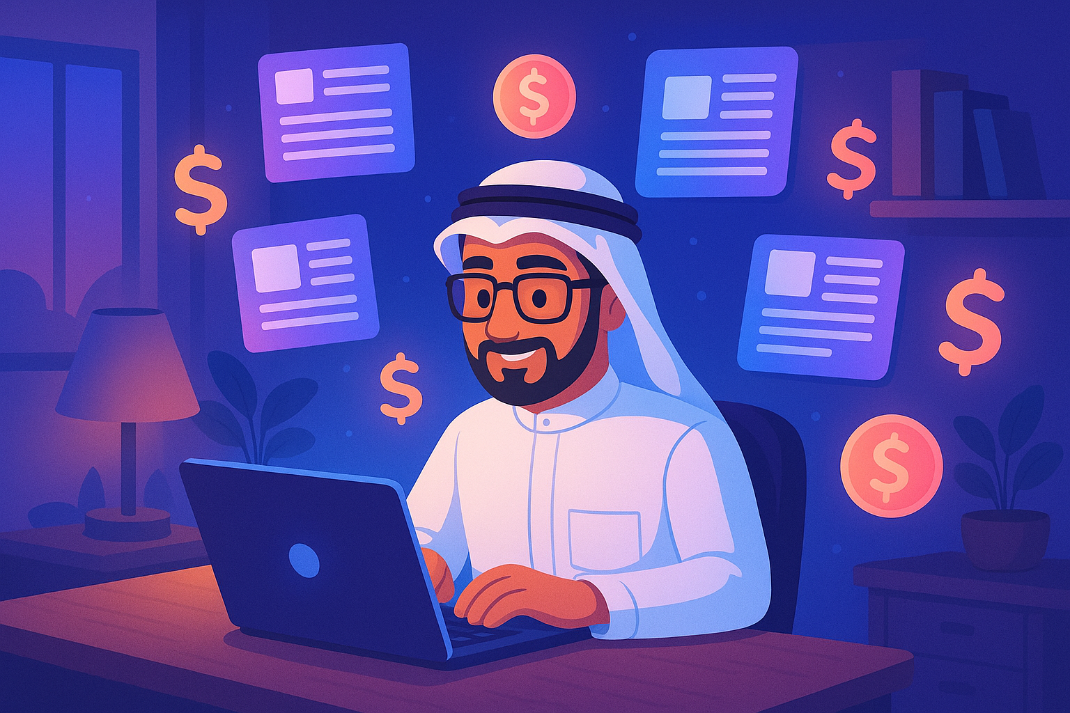 صورة مقال دليلك الشامل للربح من الكتابة في منصة أموالي البحرين 2025